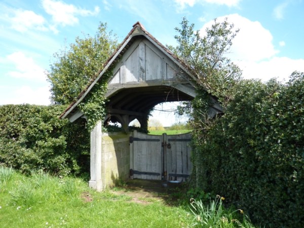 top lych gate, Holbeck church, High Holbeck, Sherwood Forest