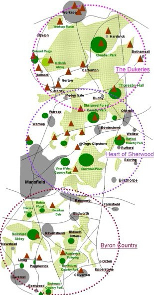 Sherwood Forest map