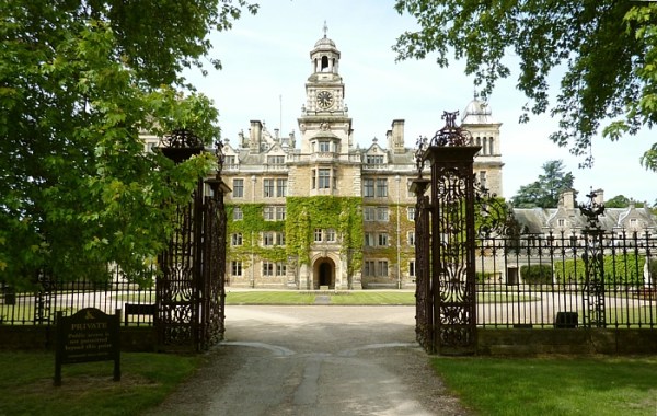 Ornate gates, Thorseby Hall, Sherwood Forest